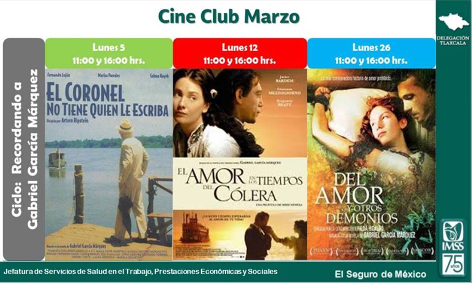 IMSS invita al ciclo de cine “Gabriel García Márquez”